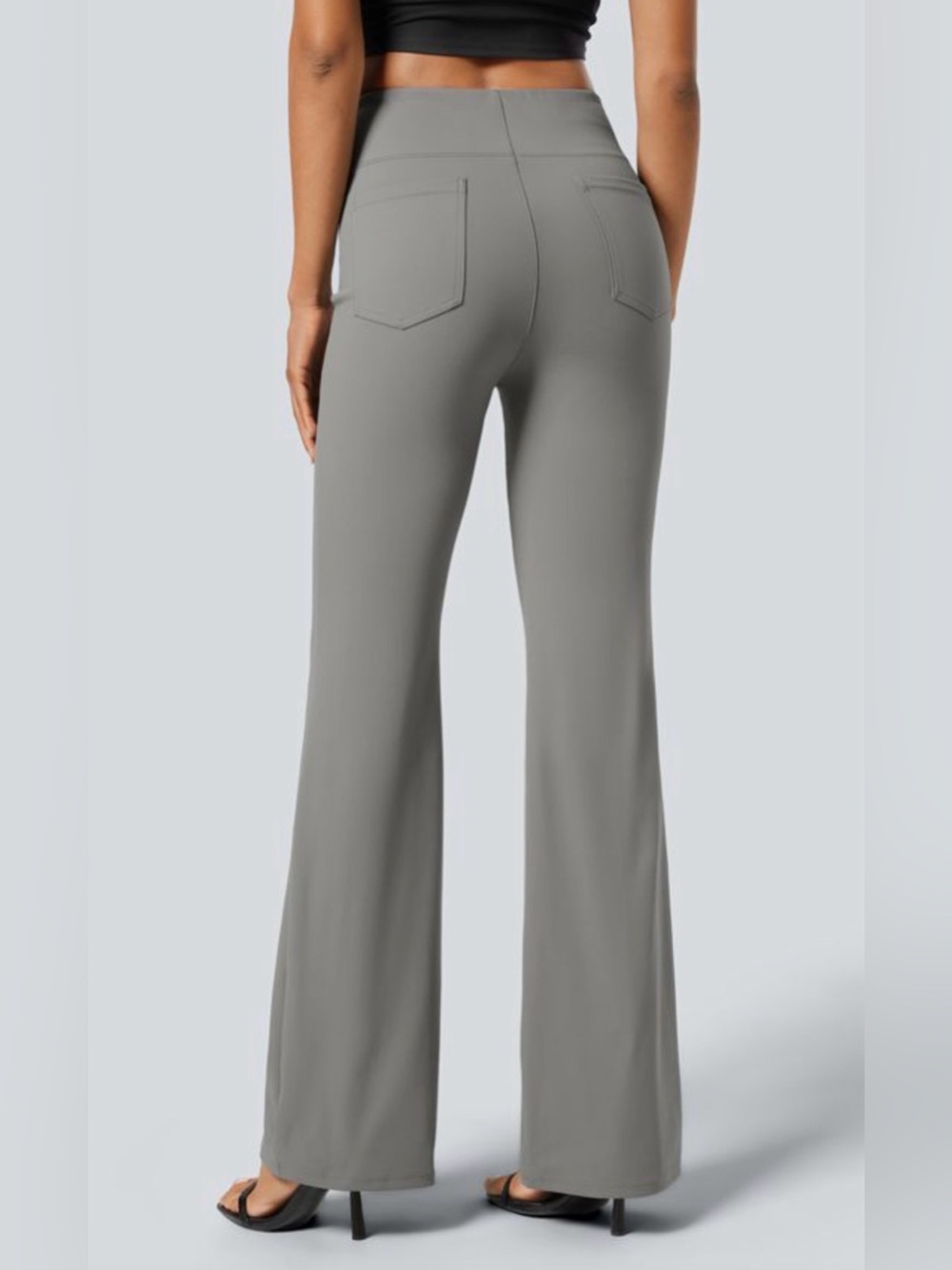 Halara Flex High-waisted Flared Work Pants, Sz Lg - Picture 2 of 11